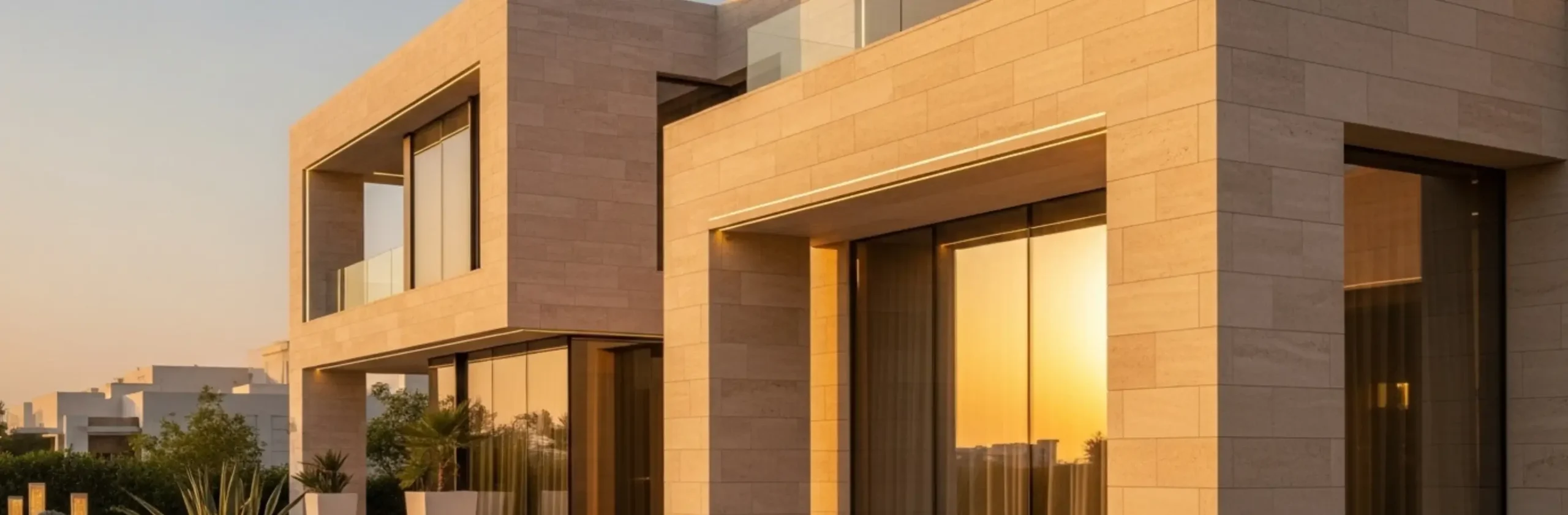 Villa exterior design in Dubai
