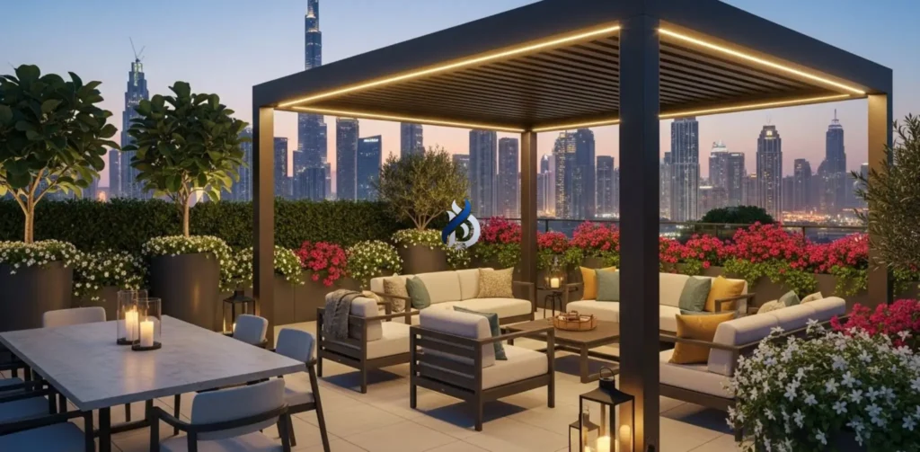 Luxury interior design material selection Dubai