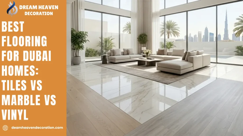 Best Flooring for Dubai Homes Tiles vs Marble vs Vinyl